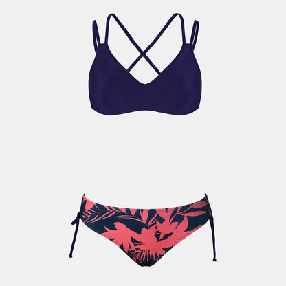 2 Piece Mid Waist Swimsuit Bikini Set The Clothing Company Sydney