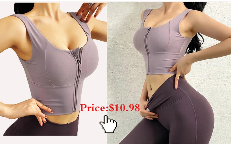 Sports Bra for Women Criss-Cross Back Padded Sports Yoga Bra with Removable Cups Gym Bra Top The Clothing Company Sydney