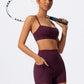 2 Piece Sports Suit Women Half Zipper Long Sleeves Slim Yoga Set Flared Activewear Gym Workout Sportswear The Clothing Company Sydney