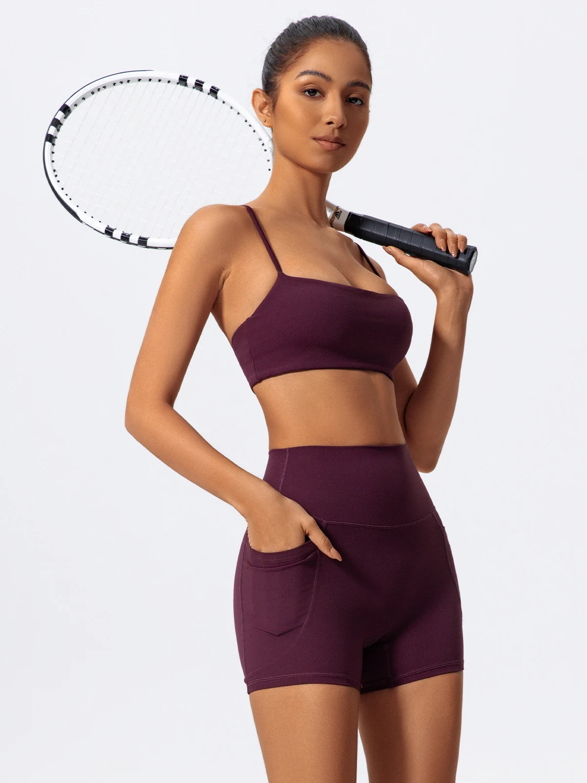 2 Piece Sports Suit Women Half Zipper Long Sleeves Slim Yoga Set Flared Activewear Gym Workout Sportswear The Clothing Company Sydney