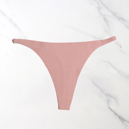 Ice Silk Seamless Panties For Women Soft Thin Band Thongs Woman Satin Underwear Female Bikini Panties G String The Clothing Company Sydney