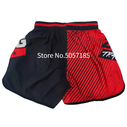 Thai Boxing Shorts Printed MMA Muay Thai Men's Shorts Kickboxing Pants Kids Women Martial Arts Grappling Fight Wear - The Clothing Company Sydney