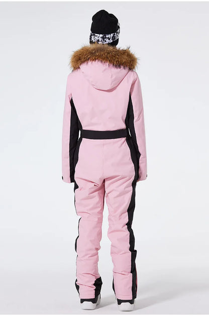 Winter Jumpsuit Ski Suit Outdoor Snowboard Jacket Suit Waterproof Windproof Set Warm Snow Jumpsuit - The Clothing Company Sydney