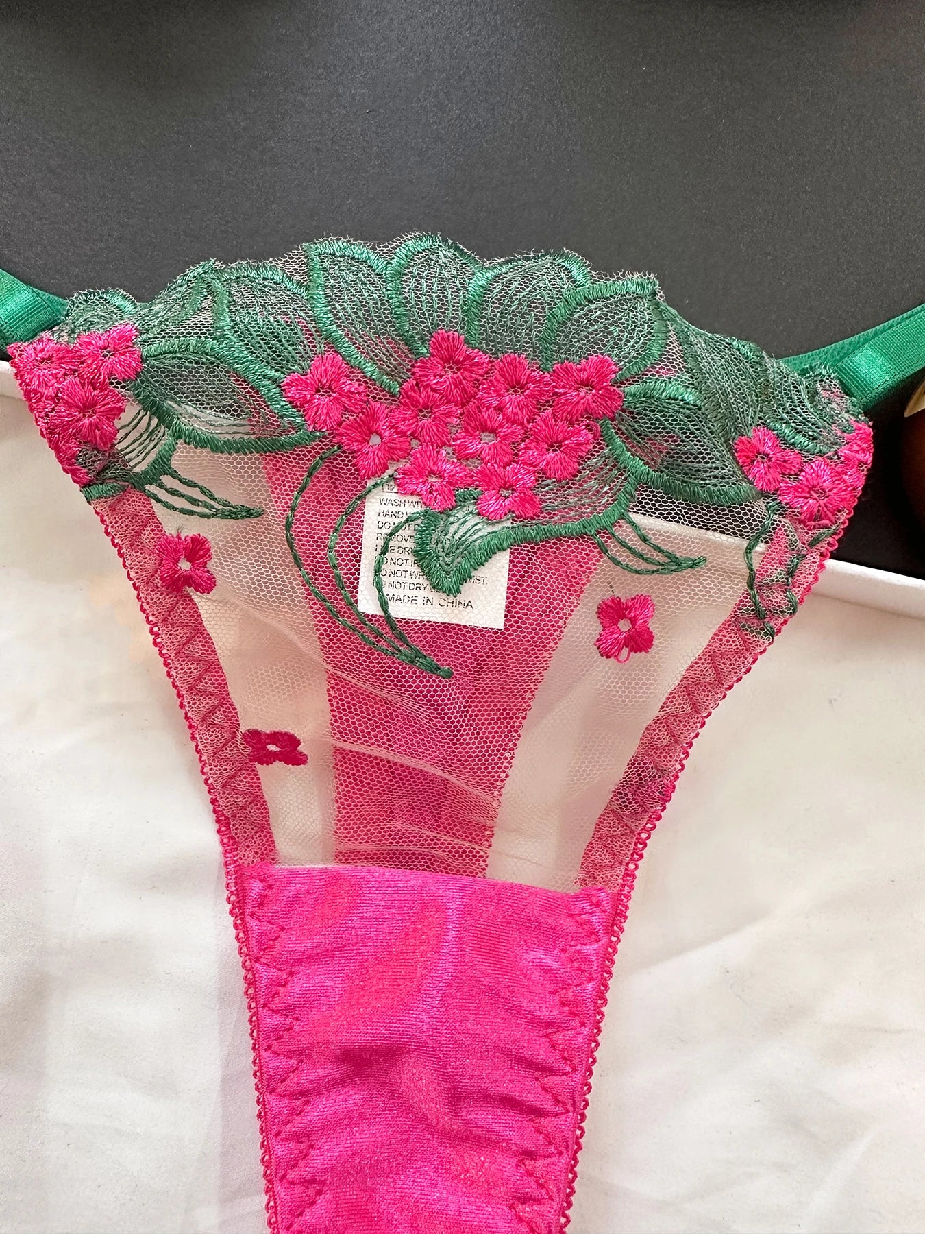 2 Piece Fancy Lingerie Floral Lace Bra Set Bilizna Luxury Well-Looking Underwear Fairy Fine Lace Exotic Set - The Clothing Company Sydney