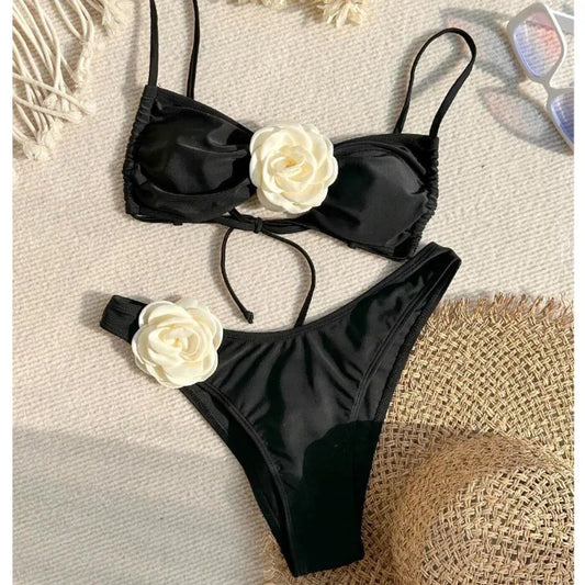 Women's Swimwear 2 Piece Swimsuit Swimming Bathing Suits Brazilian Bikini Set Beachwear Pool Bather - The Clothing Company Sydney