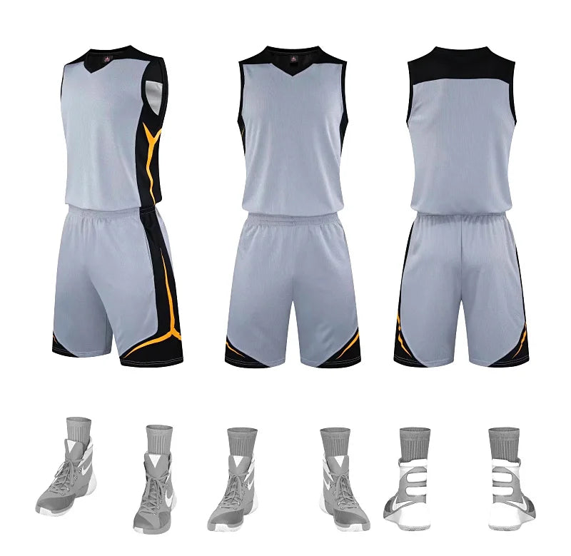 2 Piece Sportswear Basketball Jersey Shorts Set Blank custom Men Women Kids Basketball Uniforms The Clothing Company Sydney
