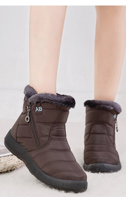 Women’s Winter Snow Boots – Warm Fur Ankle Shoes The Clothing Company Sydney