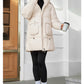 Hooded Parkas Women's Plus Size Casual Hooded Pocket Women Down Jacket Coat Outwear - The Clothing Company Sydney