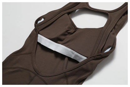 Open Back V Jumpsuit Gym Set Training Yoga Suit Sportswear Women Sports Jumpsuit Fitness Rompers Stretch Workout Bodysuits The Clothing Company Sydney