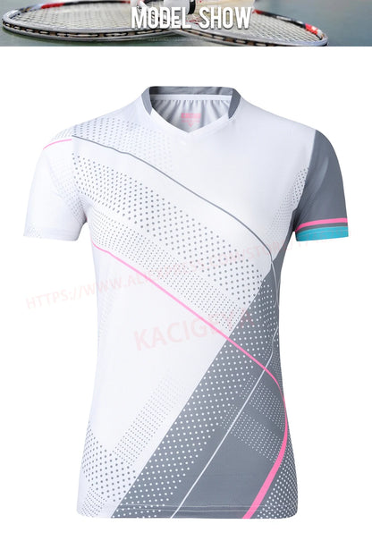 Women's Tennis Volleyball Badminton Golf Shirts Custom Table 3D Print Quick Dry Running Short Sleeve Polyester Yoga Training Gym Tee The Clothing Company Sydney
