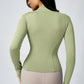 Women's Zipper Turtleneck Sports Long-Sleeve Sports Top, Gym Wear Ladies' Sportswear for Indoor Outdoor Jacket The Clothing Company Sydney