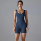 One Piece V Back Sports Jumpsuit Gym Romper Sleeveless Sportswear Bodysuit Women's Casual One-Piece Suit Yoga Clothing Set The Clothing Company Sydney