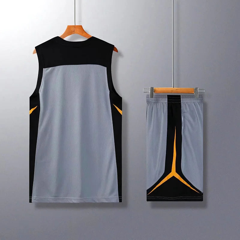 2 Piece Sportswear Basketball Jersey Shorts Set Blank custom Men Women Kids Basketball Uniforms - The Clothing Company Sydney