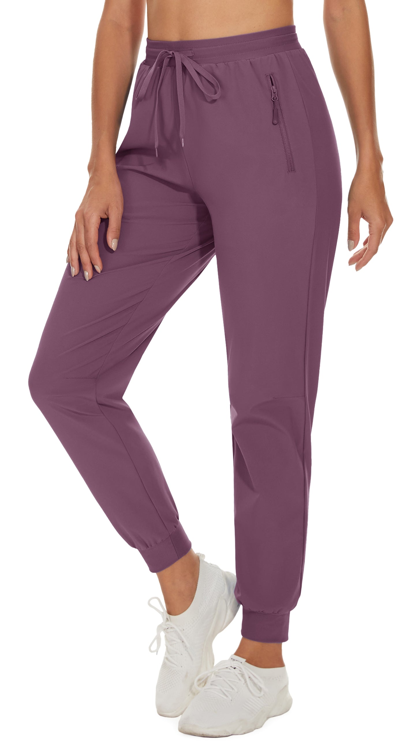 Quick Dry Hiking Pants Women's Casual Long Pants Elastic Waist Zipper Pocket Athletic Trousers Running Workout Bottoms The Clothing Company Sydney