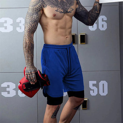 Men’s Multi-Pocket Workout Shorts – Lined Fitness, Running & Beachwear Shorts The Clothing Company Sydney