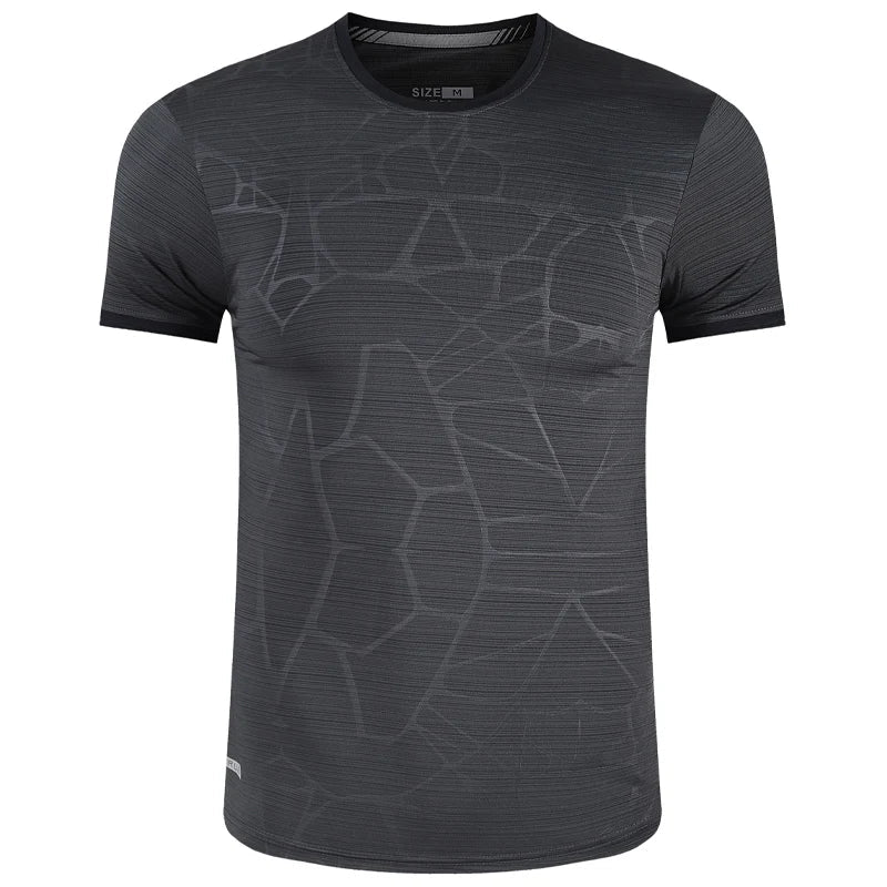 Breathable Print Shirts Running Sport Fashion Training Gym Lightweight Workout Quick Dry Short Sleeve Tops The Clothing Company Sydney