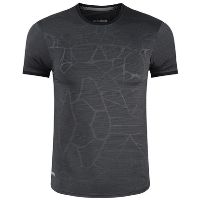 Breathable Print Shirts Running Sport Fashion Training Gym Lightweight Workout Quick Dry Short Sleeve Tops The Clothing Company Sydney