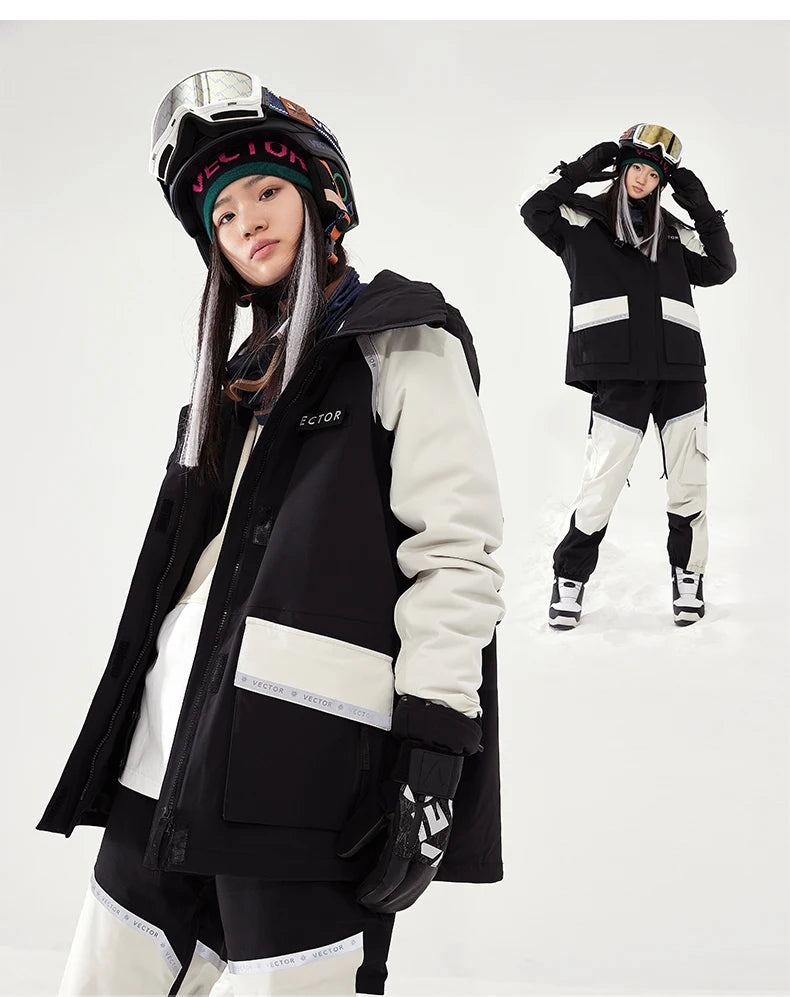Men Women Ski Jacket Winter Warm Windproof Waterproof Ski Suit Outdoor Sports Snowboard - The Clothing Company Sydney
