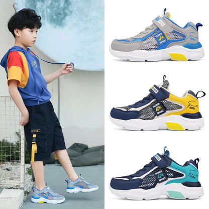 Boys Summer Breathable Mesh Sneakers – Lightweight Casual Sports Shoes for Kids The Clothing Company Sydney