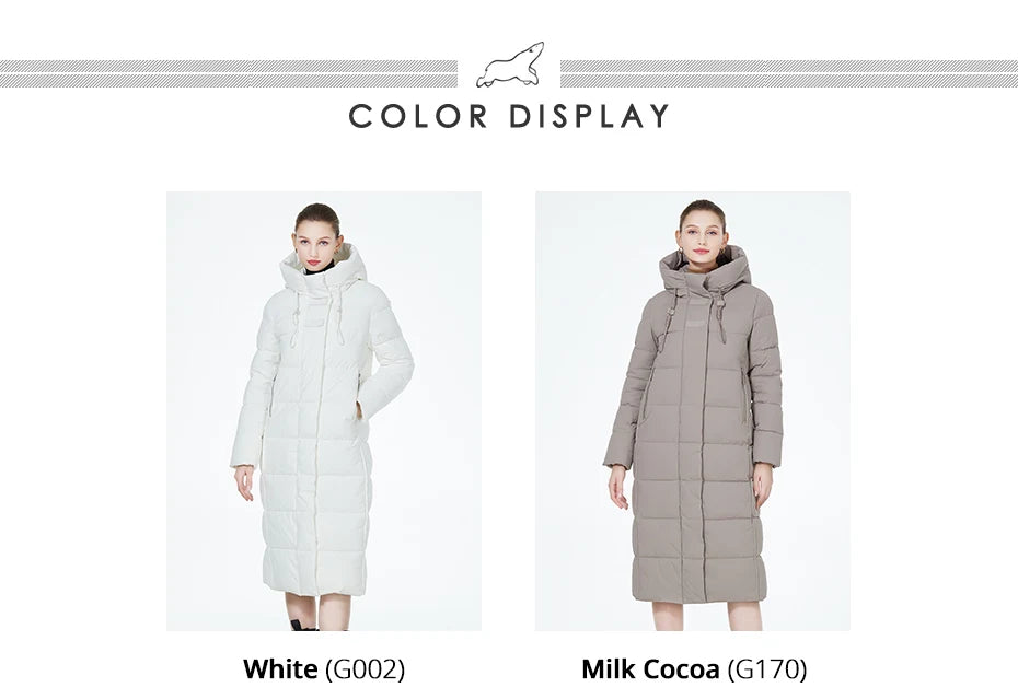 Maxi Long quilted coat elegant thick cotton jacket winter women's Outerwear with hood The Clothing Company Sydney