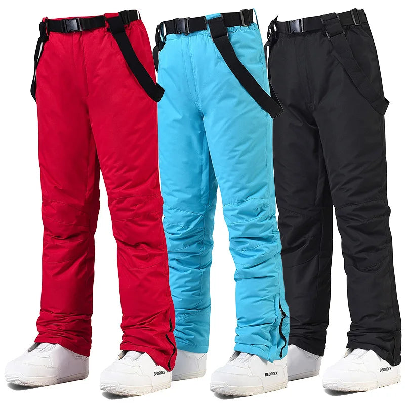 Men and Women Winter Outdoor Ski Pants Windproof Waterproof Warm Breathable Snowboarding Pants Snow Sports Pants - The Clothing Company Sydney