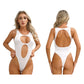 One Piece Womens Bodysuit High Cut Tight Monokini Summer Swimsuit Party Romper Swimwear - The Clothing Company Sydney