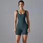 One Piece V Back Sports Jumpsuit Gym Romper Sleeveless Sportswear Bodysuit Women's Casual One-Piece Suit Yoga Clothing Set The Clothing Company Sydney