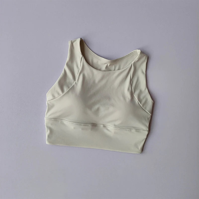 Shock proof Compact Sports Vest Running Breathable Full cup Yoga Vest Gym Clothing Summer Fitness Sports Bra The Clothing Company Sydney