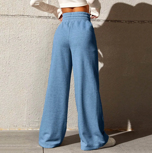 Women's Sports pants straight tube loose fitting pants wide leg pants outdoor dance casual pants The Clothing Company Sydney