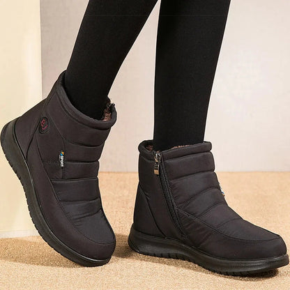 Women Ankle Low Heels Snow Boots Winter Flat Shoes The Clothing Company Sydney