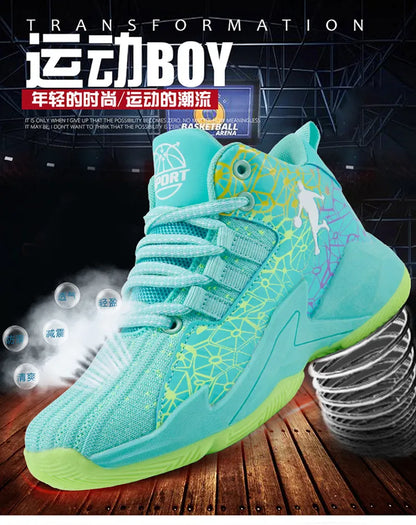 Kids Boys Girls Basketball Shoes Children's Casual Shoes Outdoor Training Running Sneakers Child Non-slip Comfortable Sneakers The Clothing Company Sydney