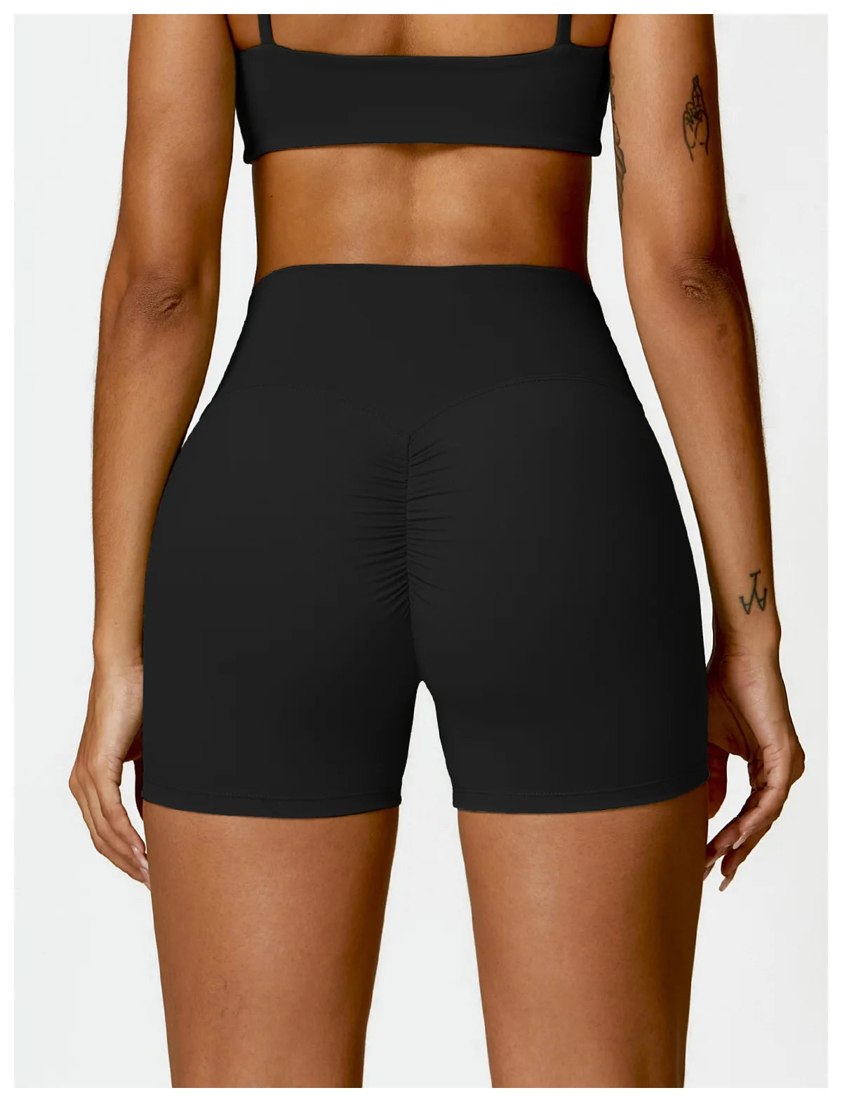 Women's Yoga Shorts Gym Leggings Cycling Slim Fit Workout Shorts High Waist Sports Shorts - The Clothing Company Sydney