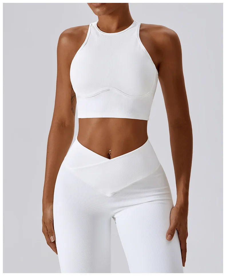 Women's Sport Bras Gym High Intensity  Running Yoga Beautiful Back Dry Bras Shockproof Rib Workout Bra Seamless Fitness Top The Clothing Company Sydney