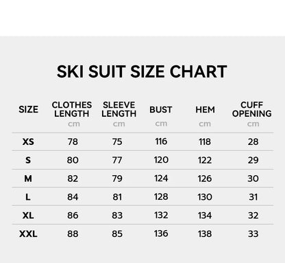 Men Women Ski Jacket Winter Warm Windproof Waterproof Ski Suit Outdoor Sports Snowboard - The Clothing Company Sydney