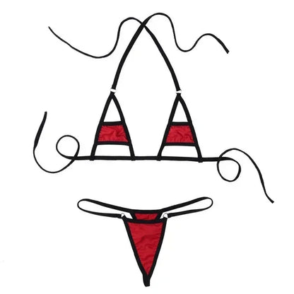 Triangle Bikini Top Mini Bikinis Female Swimwear thong Micro Swimsuit Women Bathers Bathing Suits - The Clothing Company Sydney