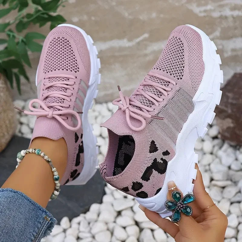 Leopard Print Women's Sneakers – Waterproof & Stylish The Clothing Company Sydney