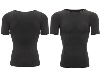 Men's Body Shaper Vest Shirt Abs Gym Workout Compression Tank Top Sleeveless Shapewear - The Clothing Company Sydney