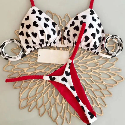 2 Piece Swimwear Bikini Set Thong Swimsuit Two Pieces Bathing Suit Women's Beach Wear The Clothing Company Sydney