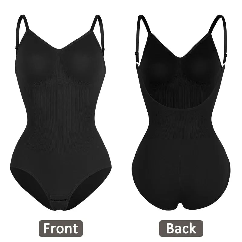Womens Backless Bodysuits Seamless Shapewear Body Shaper Camisole Tops Corset Shapewear