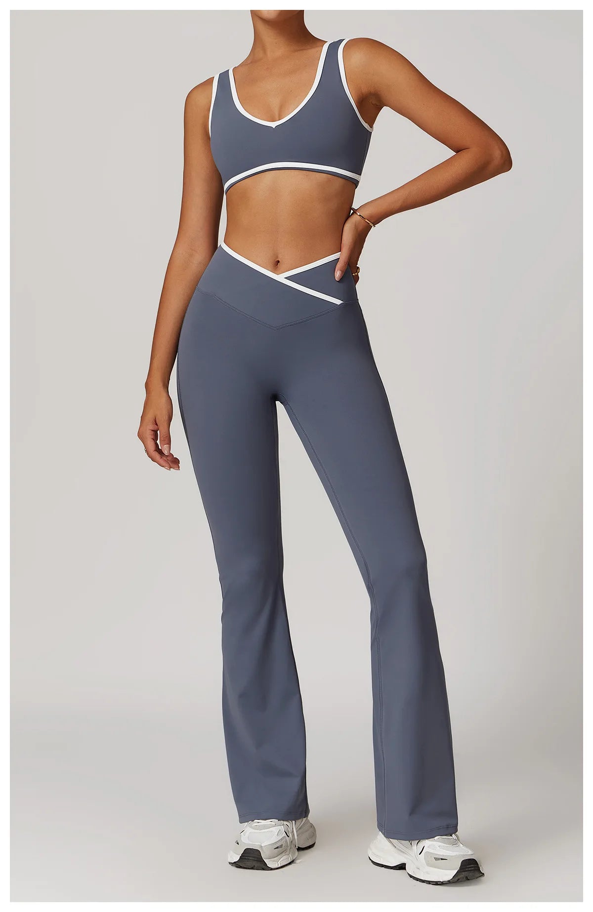 2 Piece Yoga Set Women's Workout Outfits Fitness Sportswear Gym Tracksuit High Waist Leggings Sports Bra Athletic Wear The Clothing Company Sydney