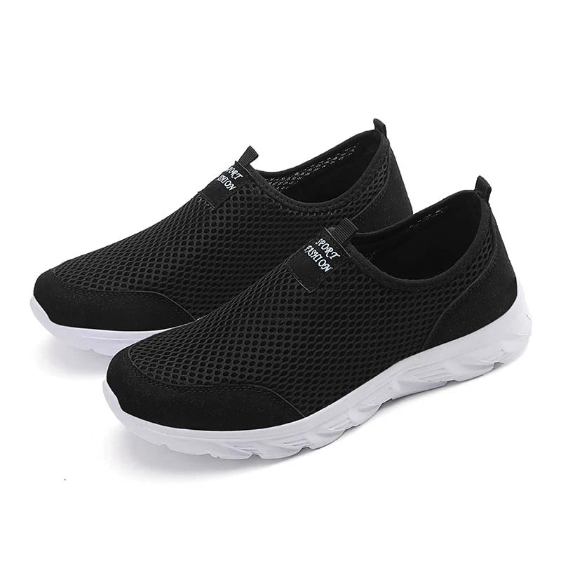 Lightweight Men's Breathable Slip on Casual Sneakers Anti-slip Flats Outdoor Walking Shoes - The Clothing Company Sydney