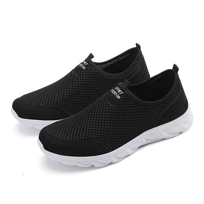 Lightweight Men's Breathable Slip on Casual Sneakers Anti-slip Flats Outdoor Walking Shoes - The Clothing Company Sydney