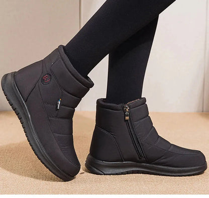 Women Ankle Low Heels Snow Boots Winter Flat Shoes The Clothing Company Sydney
