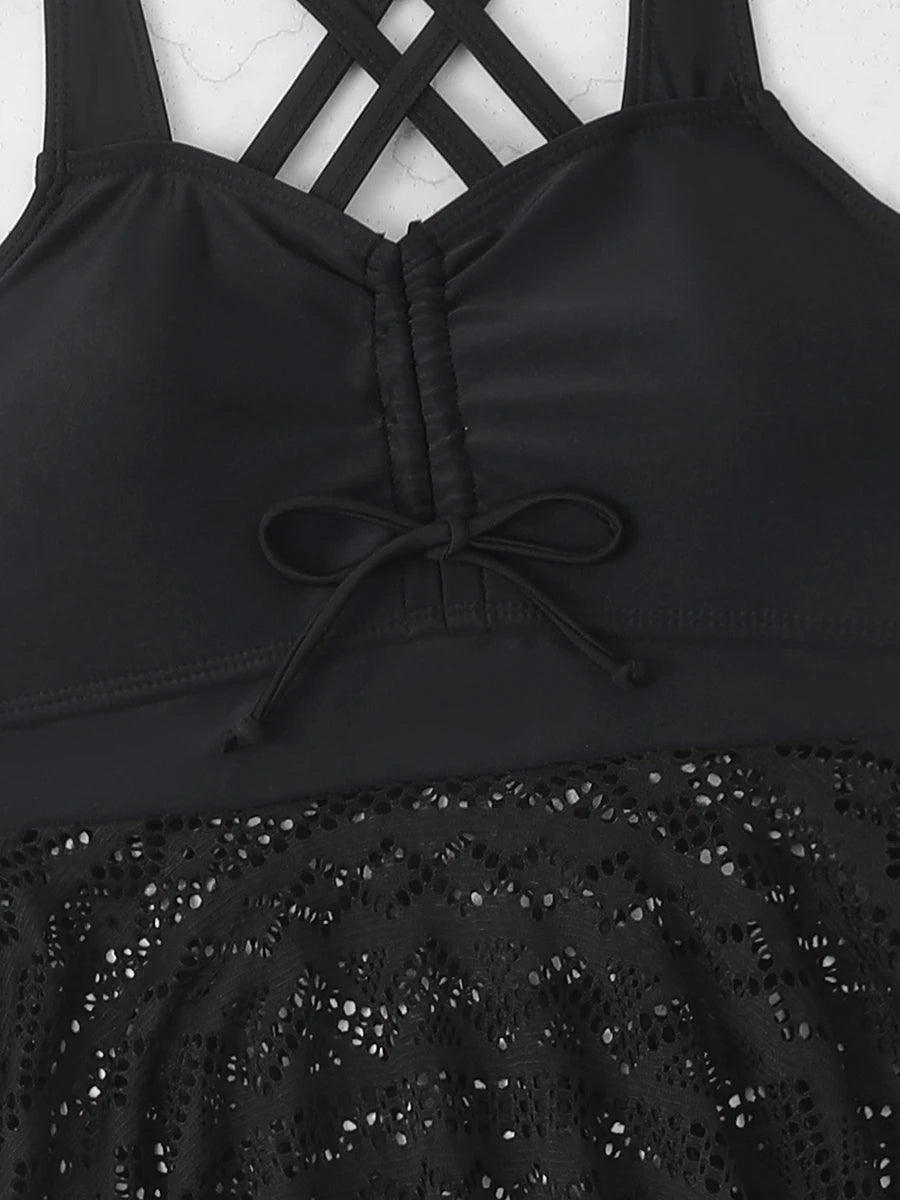 2 Piece Tankini & Beach Skirt Swimsuit Swimwear Bathers Bathing Swimming Suit Summer Beachwear - The Clothing Company Sydney