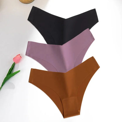 3 Pack Women's Seamless Panties Underwear Lingerie Intimate Briefs Ladies Underpants Brief Set The Clothing Company Sydney