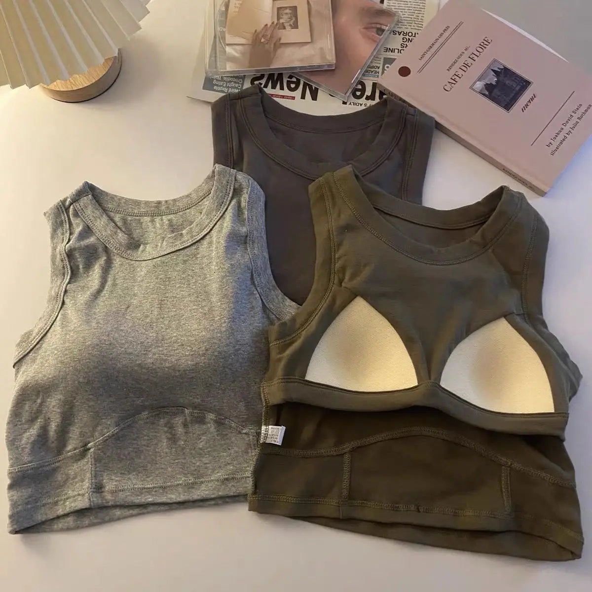 2 Pack Sports Bra Women Sleeveless Vest Beautiful Slim Tube Top Underwear With Bra Pads Undershirt Elastic Bralette Crop Top The Clothing Company Sydney