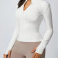 Women's Zipper Turtleneck Sports Long-Sleeve Sports Top, Gym Wear Ladies' Sportswear for Indoor Outdoor Jacket The Clothing Company Sydney