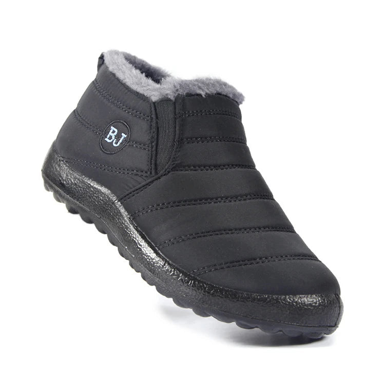 Women’s Fur Snow Boots – Waterproof Slip-On Ankle Shoes The Clothing Company Sydney