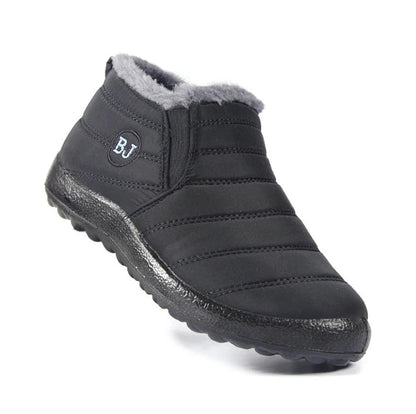 Women’s Fur Snow Boots – Waterproof Slip-On Ankle Shoes The Clothing Company Sydney