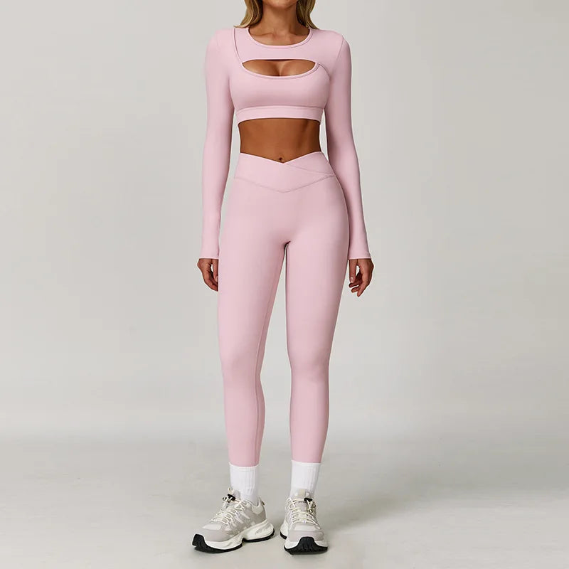 2 Piece Women's Sportswear Yoga Gym Clothes Workout Outfits Yoga Suits Tracksuits Fitness Set Sports Bra Running Gym Leggings The Clothing Company Sydney